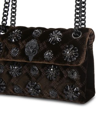 Kensington Mini Embellished Velvet Convertible Crossbody