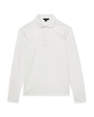 Porofino Long Sleeved Jersey Half Button Polo Shirt