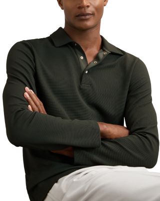 Tivolli Long Sleeved Textured Polo  