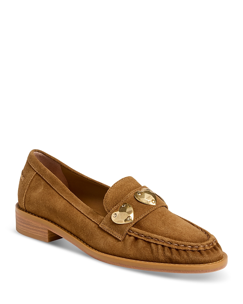 Cinq a Sept Women's Gretta Embellished Heart Loafers