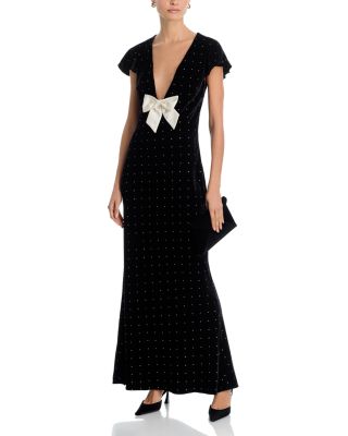 Melora Velvet Embellished Dress