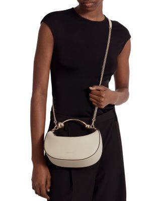 Crescent Moon Small Leather Crossbody