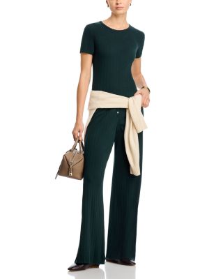 Pointelle Tee &amp; Pointelle Boxer Pants