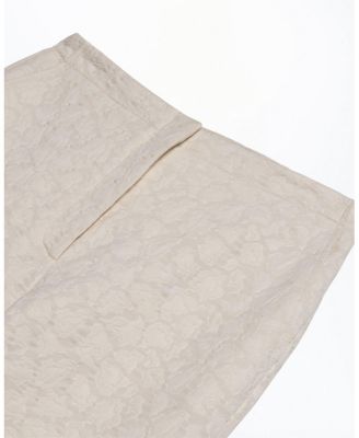 Contrast Fabric Detailed Pants