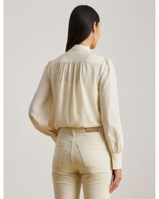 Georgette Tie Neck Blouse