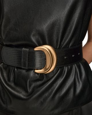 Mix Media Belted Dress