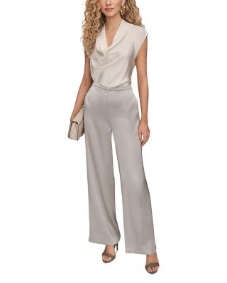 Satin Wide Leg Pants