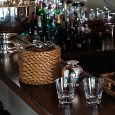 Home Collection Rattan Ice Bucket