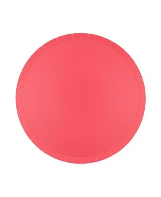 Solid Shade Colors, Paper Party Dinner Plates, Set of 8