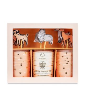 Bow Wow Puppy Dog Birthday Cupcake Decorating Set, Set of 24 Liners and Toppers