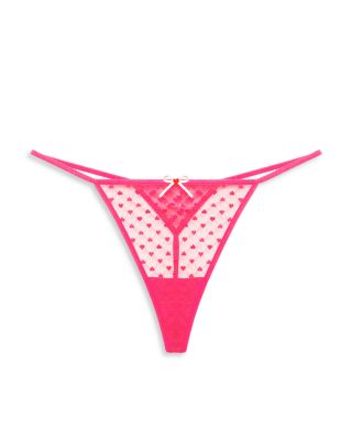 Blue Heart Breaker G-String Thong