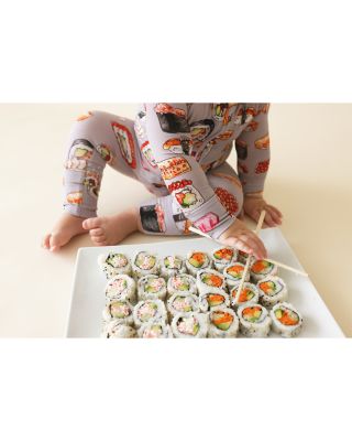 Unisex Sushi Mushi Convertible One Piece Jumpsuit Footie - Baby