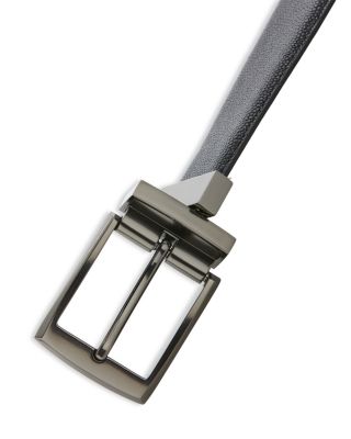 Lizard Effect Reversible Leather Belt - Exclusive