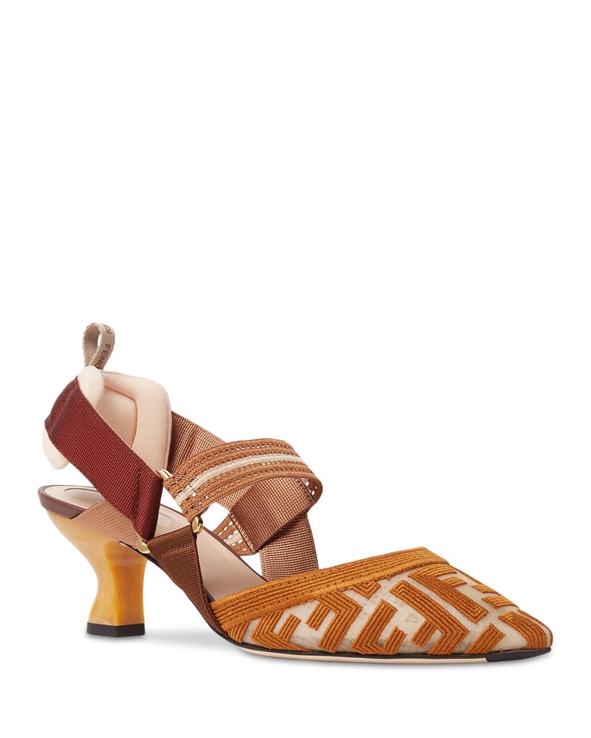 Fendi Colibrì FF Slingback Pumps