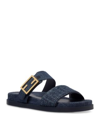 Women's Fendi Feel Denim Sandals