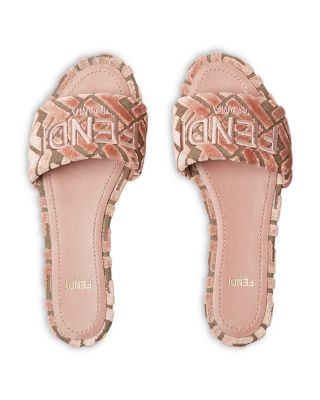 Women's Embroidered Slides