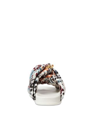 Women's Fendi Feel Satin Slides