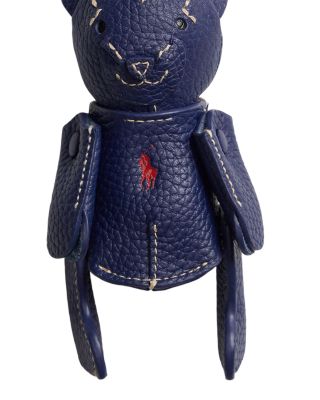 Polo Bear Leather Bag Charm  