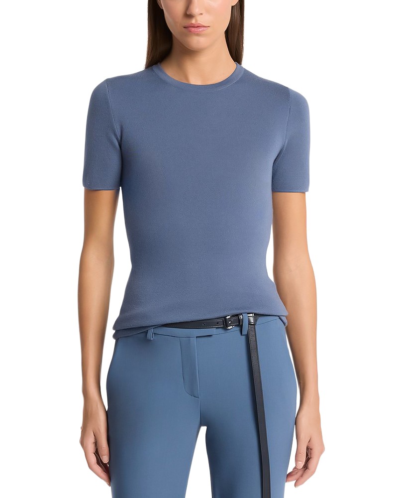 Michael Kors Collection Cashmere Top in Steel