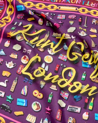 Women&#39;s London Icons Silk Scarf