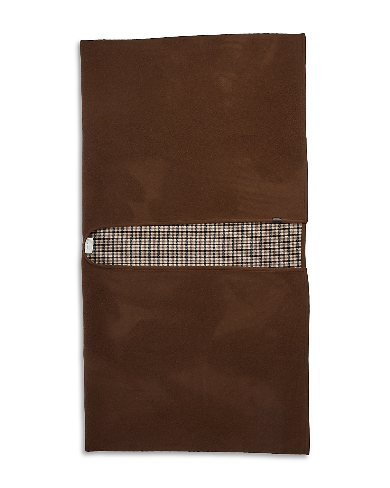 Vince Gingham Check Cape In Brown