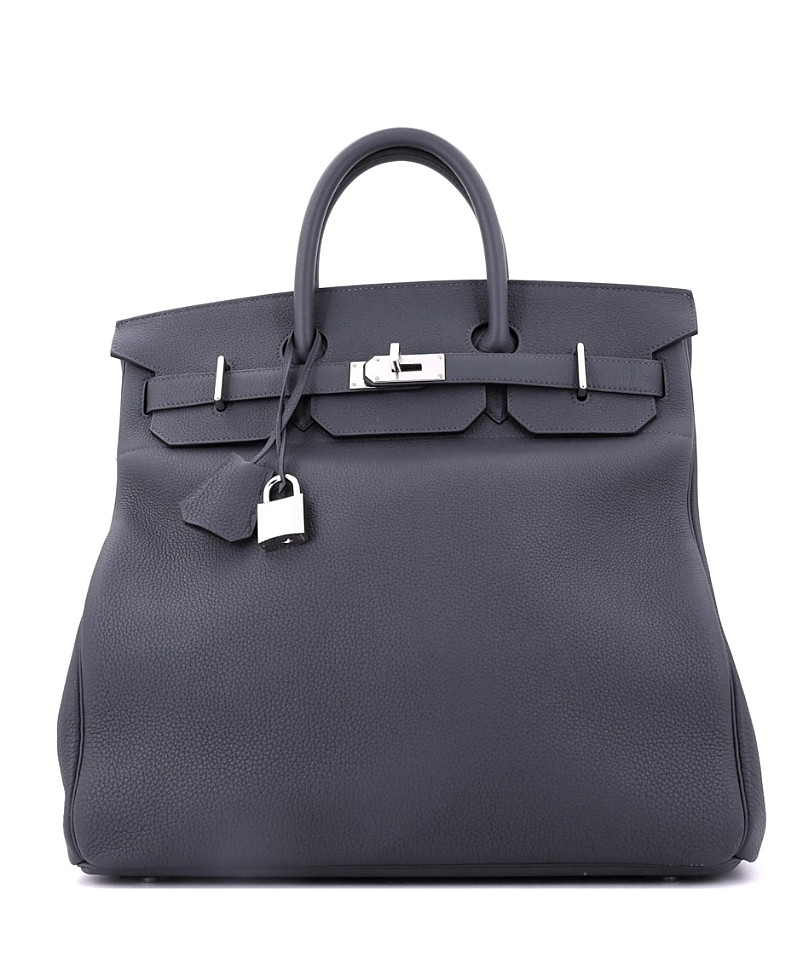 Click to view more detailed imagery on our partner's website Pre-owned Pre-owned Hermes Hermes Hac 40 Handbag Grey Togo With Palladium Hardware In Gray
