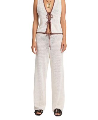 Linen Knit Drawstring Pant