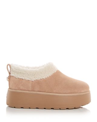Women's Shearling Platform Booties