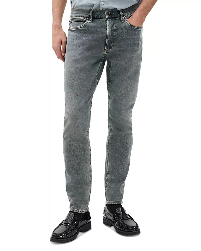 rag & bone Slim Fit 2 Authentic Stretch Jeans in Granite Blue