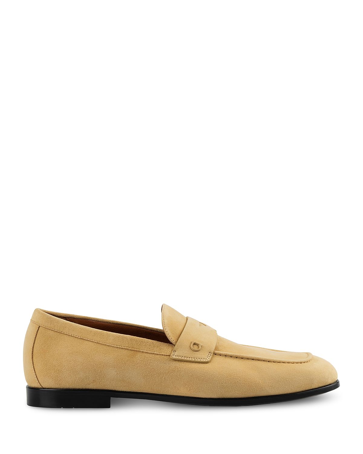 Ferragamo Men's Tiberio Suede Penny Loafers