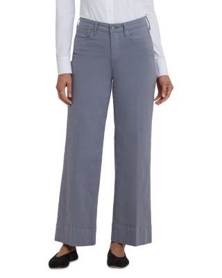 Teresa Mid Rise Wide Leg Ankle Jeans in Tavern