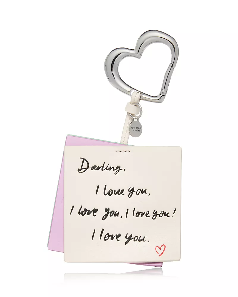kate spade new york Charmed Love Notes Bag Charm