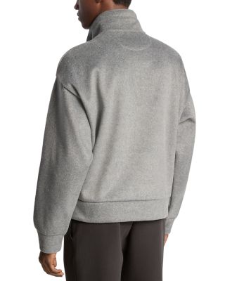 Flannel Quarter Zip Sweatshirt