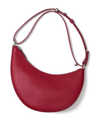 Duo Pebbled Leather Crossbody