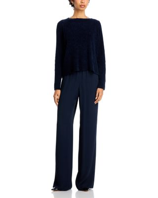 Chenille Blend Square Armhole Sweater