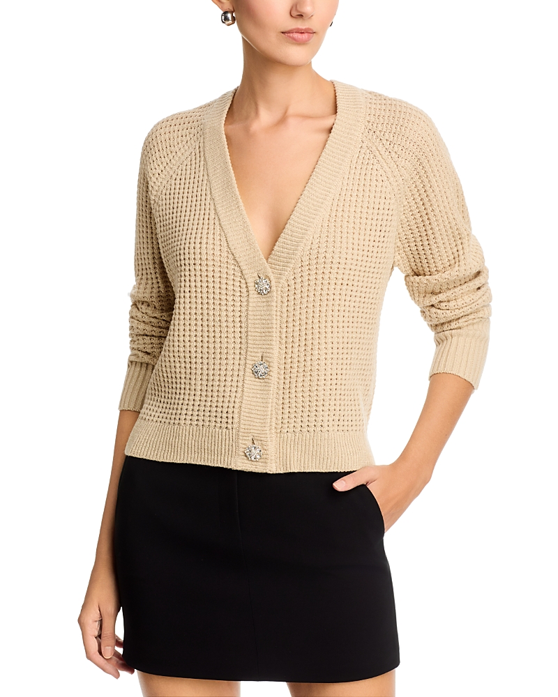 Single Thread Metallic Knit Cardigan