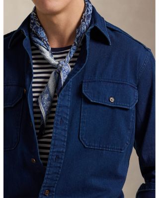 Classic Fit Indigo Chino Workshirt