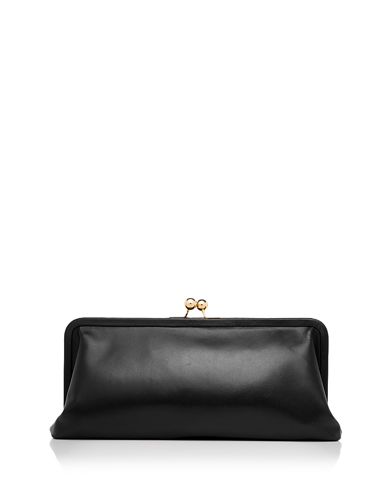 Aqua Leather Coin Purse Clutch - Exclusive