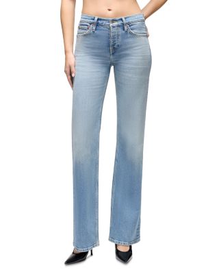 70s Mid Rise Bootcut Jeans in Opal Indigo