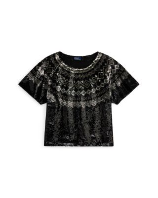 Fair Isle Sequined Tee