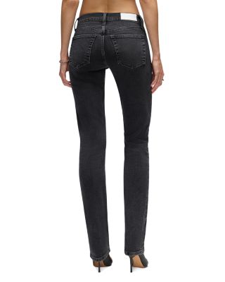 The Slim Cig Mid Rise Jeans in Back to Black