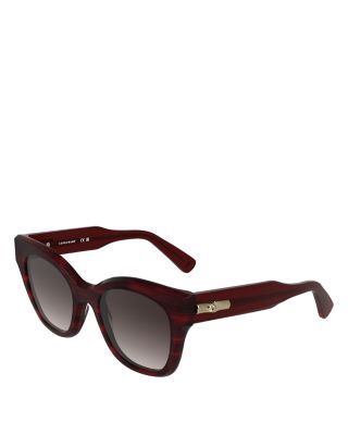 Roseau Striped Square Sunglasses, 51mm