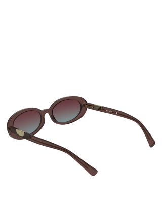 Le Pliage Slim Oval Sunglasses, 54mm