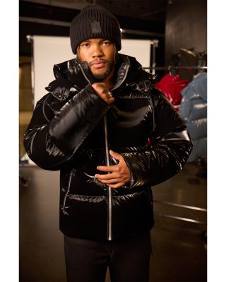 Kent-Glo High Gloss Quilted Hooded Down Jacket