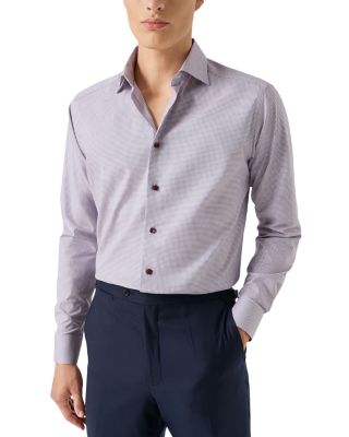 Contemporary Fit Check Twill Shirt