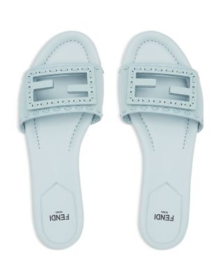 Women's Baguette Leather Selleria Slides