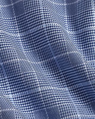 Trim Fit Twill Glen Check Dress Shirt