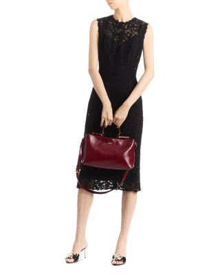 Leather Top Handle Bag