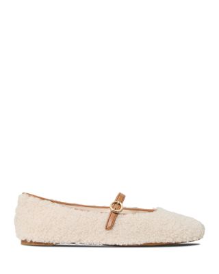 Women's Halo Shearling Mary Jane Flats