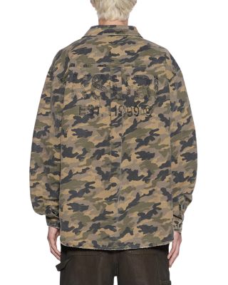 Vulture Camo Long Sleeve Button Front Shirt